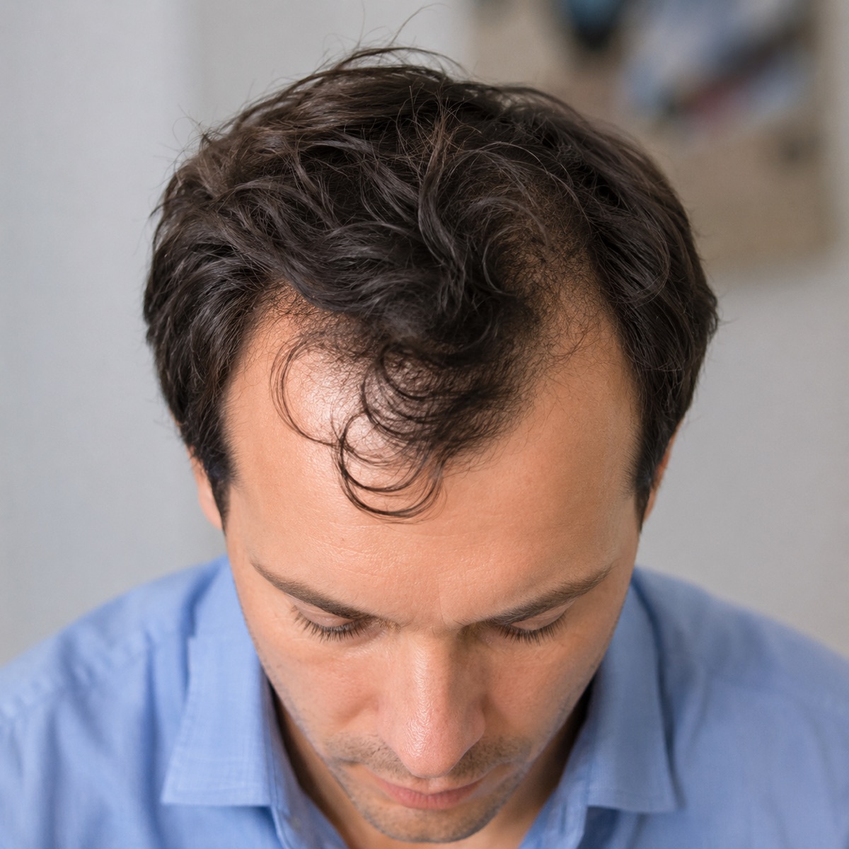 Receding and thinning hairline restored with scalp micropigmentation